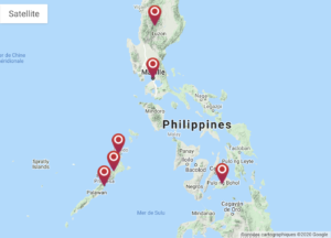 carte des philippines